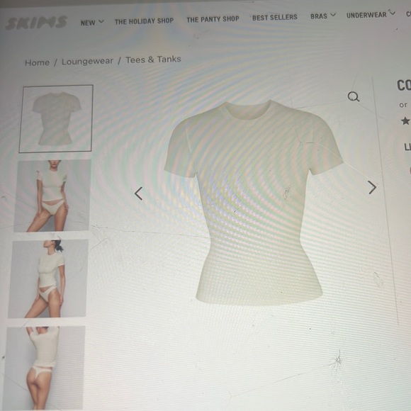 SKIMS Tops Skims Cotton Jersey Tshirt Poshmark